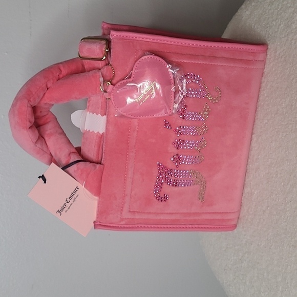 NWT Juicy Couture Pink Lemonade Mini Tote - Picture 1 of 8